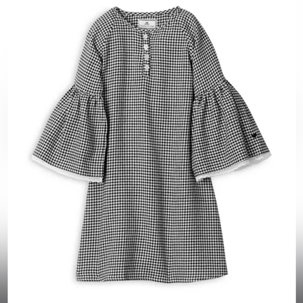 NWT PETITE PLUME Girls' West End Houndstooth Seraphine Nightgown - Baby